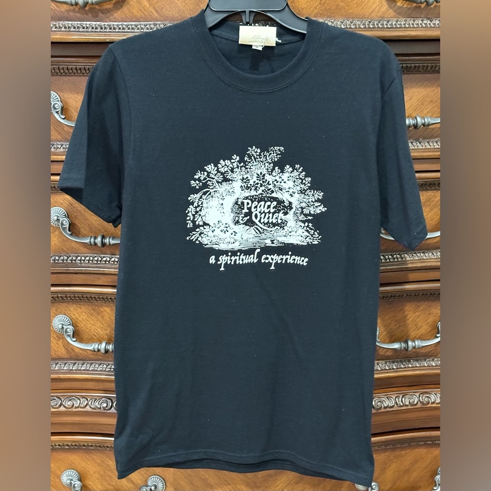 Black Graphic Tee - Peace Club